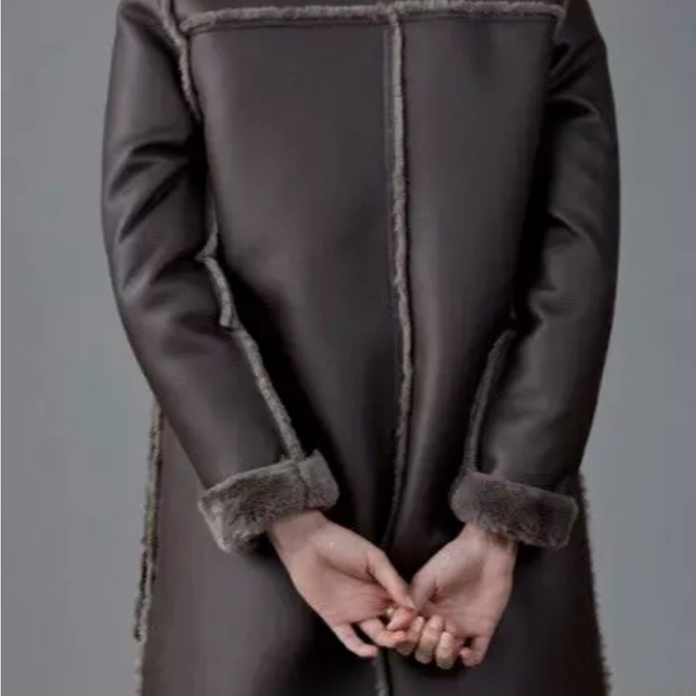 Anthropologie size XS Kerry faux fur coat - Picture 3 of 11